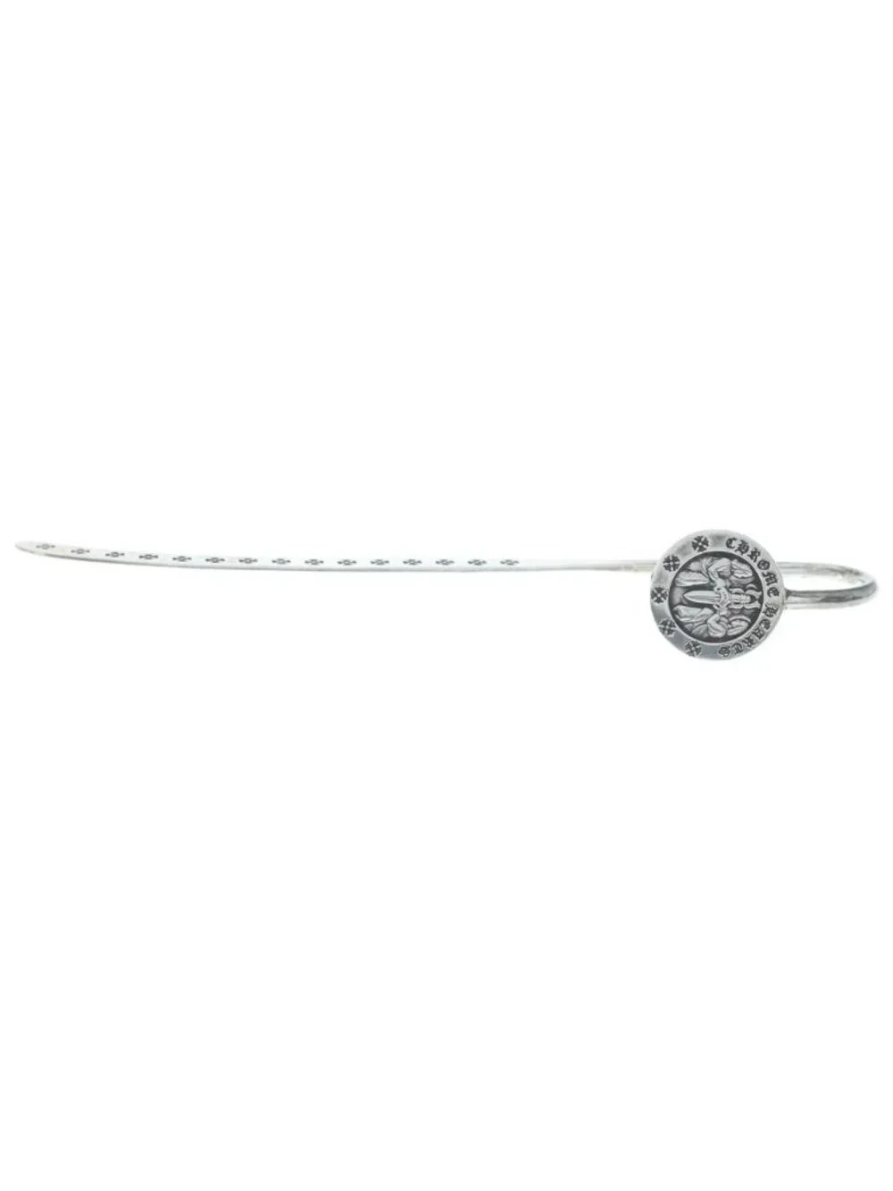 Chrome Hearts Book Mark Angl Mdl V2 Marker Angel Medal Silver Necklace